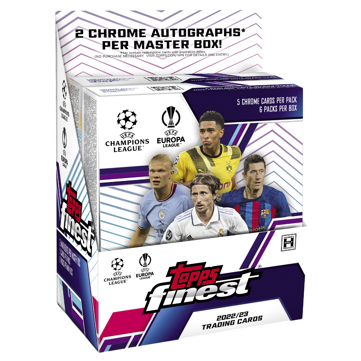 2022-23 Topps Finest UEFA Champions League Hobby Master Box