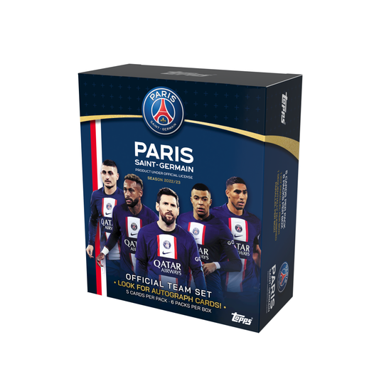 Topps Paris Saint - Germain Team Set 2023 Hobby Box