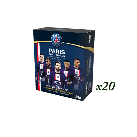 Topps 2022-23 PSG Hobby Team Set - Case (20 boxes)