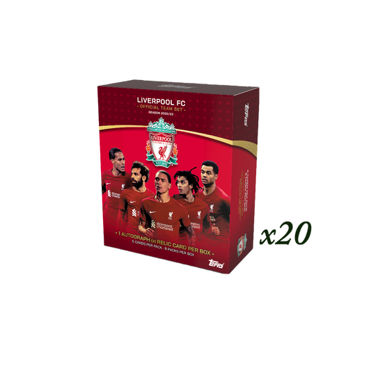 Topps 2022-23 Liverpool Hobby Team Set - Case (20 boxes)