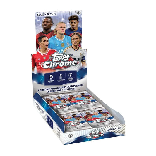 Topps Chrome UEFA Club Competitions 2023/24 Hobby Box