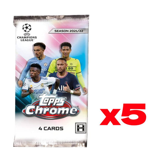 Topps UEFA Champions League Chrome Lite 2021/22 - 5 Packs