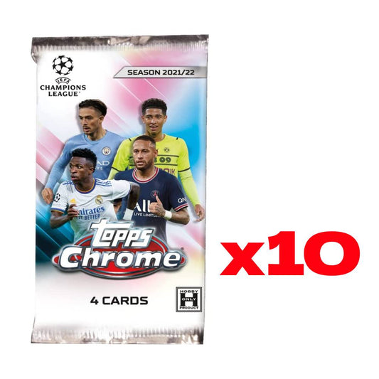 Topps UEFA Champions League Chrome Lite 2021/22 - 10 Packs