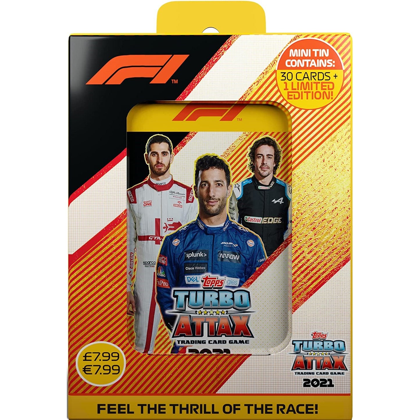 Topps Turbo Attax 2021/2022 - Mini Tin 2 (Ricciardo, Alonso, Giovinazzi)