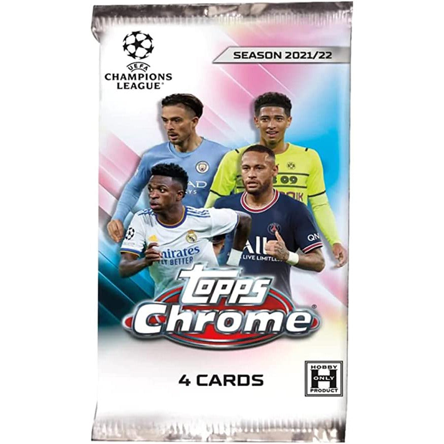 Topps 2021/22 UEFA Champions League Chrome Hobby Box (18 packs)