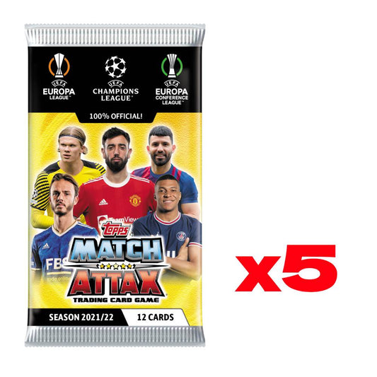 Topps Match Attax 2021/22 - 5 Packs